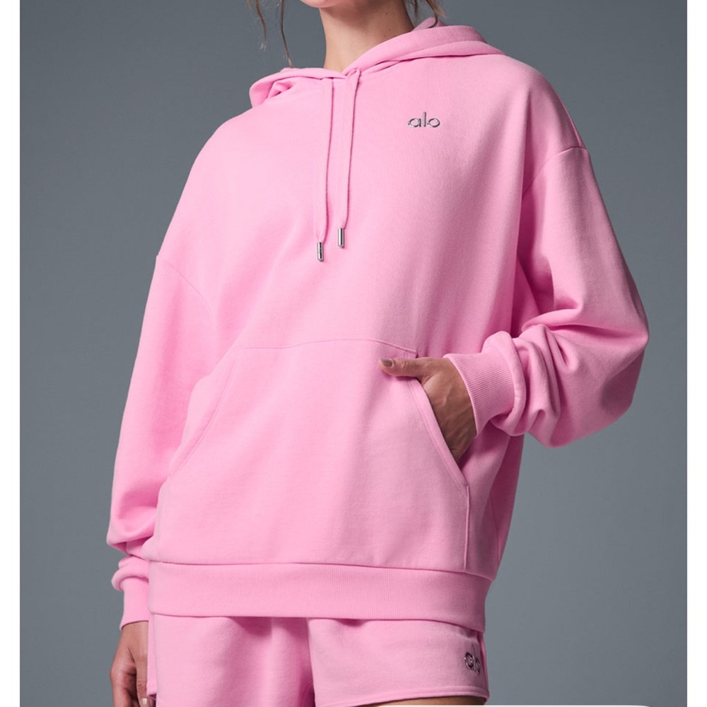 Alo Yoga sweet pink accolade hoodie
